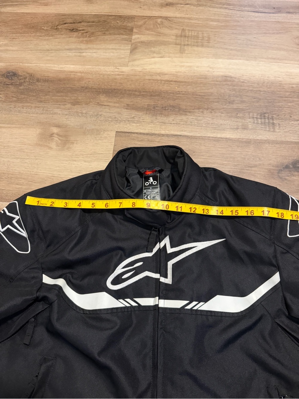 Alpinestars T-SPS Waterproof Jacket Men’s Large Black Motorcycle Riding - Picture 12 of 13